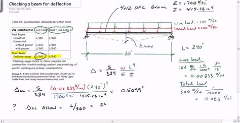 sheet metal deflection calculator|deflection check for steel beam.